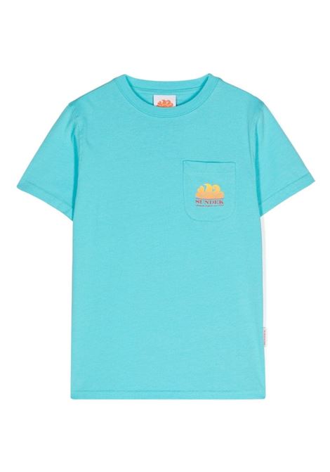 T-shirt con stampa SUNDEK | B028TEJ780005200 MARINE